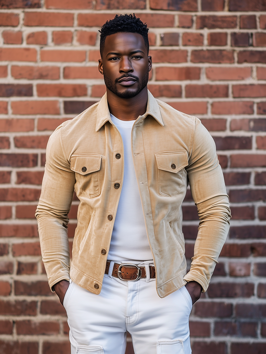 Men's High Quality Suede Jacket 9904640295096