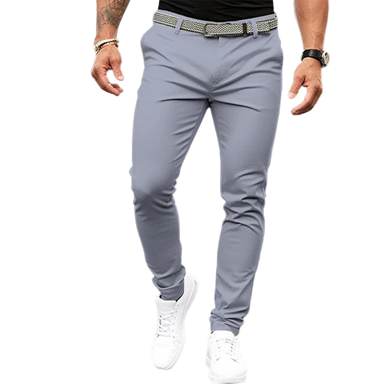 Men's Trousers Front Pocket Plain Comfort Breathable Casual Daily Holiday Fashion Basic Casual Pants 9888555598008