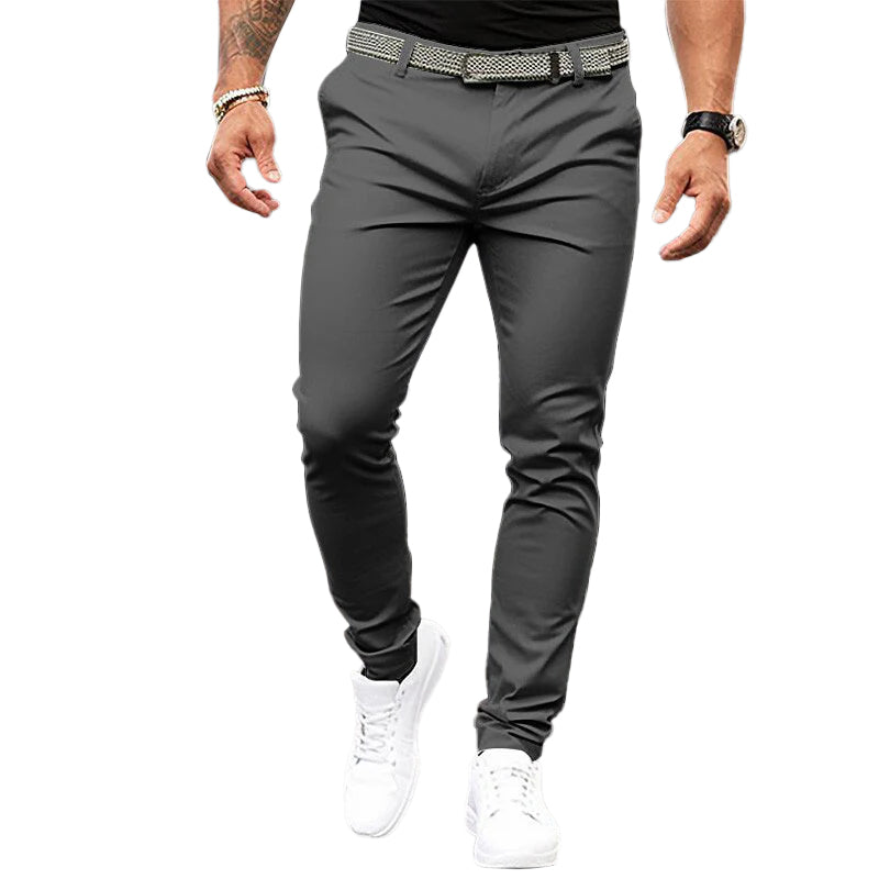 Men's Trousers Front Pocket Plain Comfort Breathable Casual Daily Holiday Fashion Basic Casual Pants 9888555598008