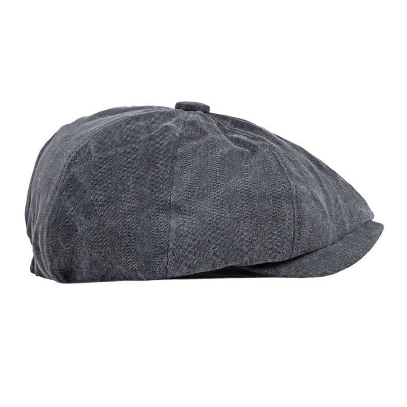 Men's Retro Casual Washed Cotton Newsboy Cap 9893976572088