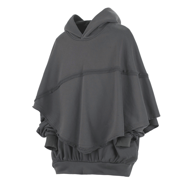 Men's Casual Trend Cotton Blended Patchwork Long Sleeve Hoodie 9909012562104