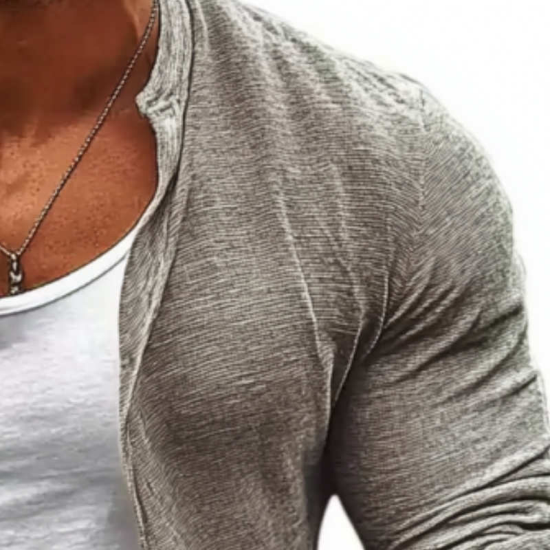 Men's Casual Comfort Cotton Stand Collar Single Breasted Long Sleeve Knitted Cardigan 9940333035704