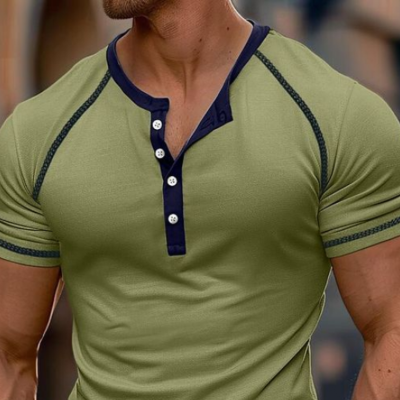 Men's Spring Fashion Casual Slim Fit Cotton Short Sleeve T-shirt 9940335427768