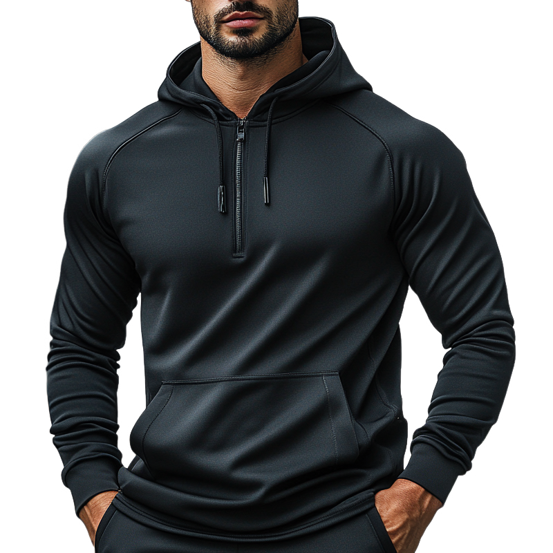 Men's Casual Sports Quick-drying Long-sleeved Hoodie 9899713560760