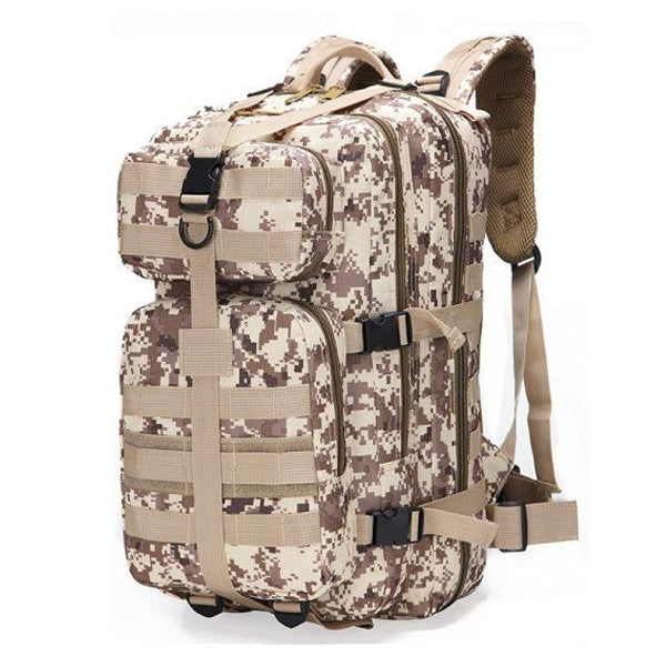OUTDOOR-RUCKSACK AUS CANVAS MIT GROSSEM KAPAZITÄTSVERMÖGEN UND MULTIFUNKTION