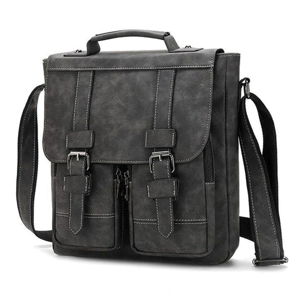 VINTAGE FASHION LEATHER MULTI-POCKET FLAP BAG 9262188167352