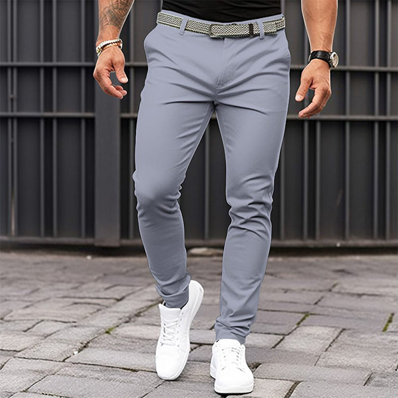Men's Trousers Front Pocket Plain Comfort Breathable Casual Daily Holiday Fashion Basic Casual Pants 9888555598008