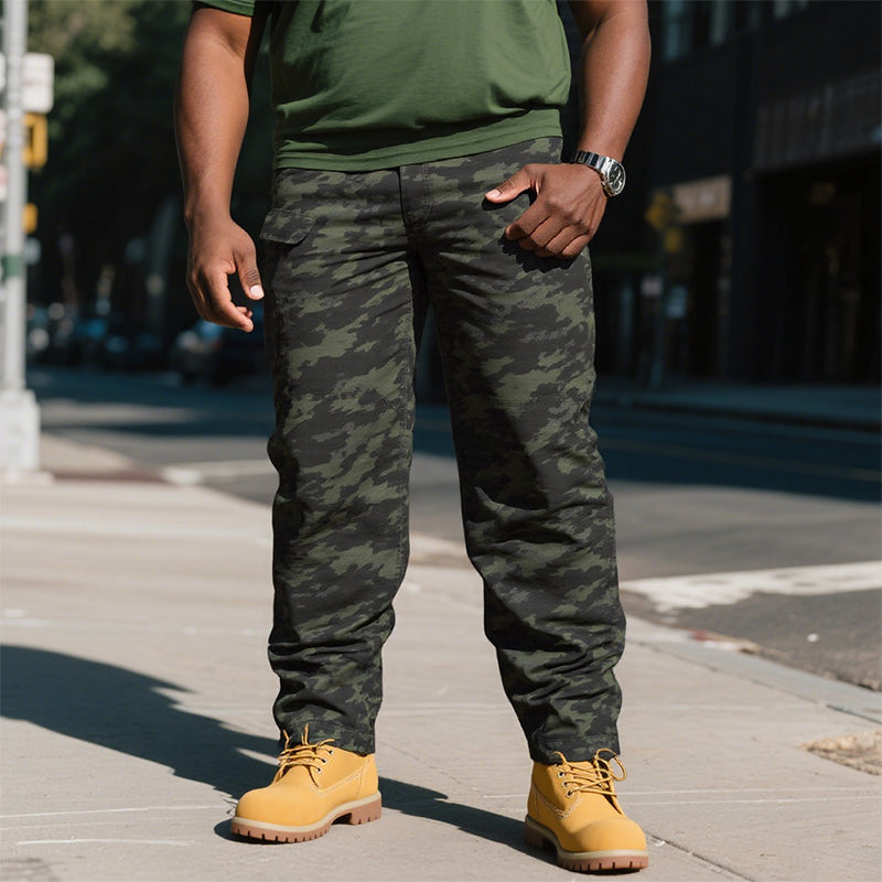 Men's Outdoor Camouflage Super Wear-Resistant Cargo Pants 9261768540344