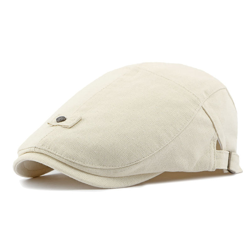 Men's Casual Outdoor Breathable Linen Beret 9893976506552