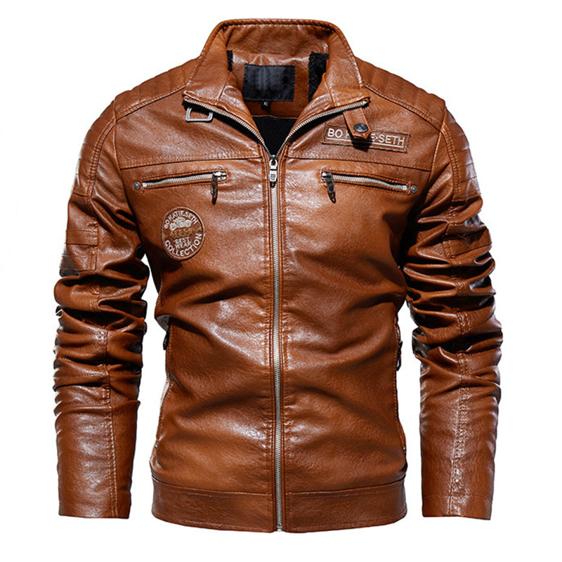 Men's Old Feeling Fleece Leather 9878597697720