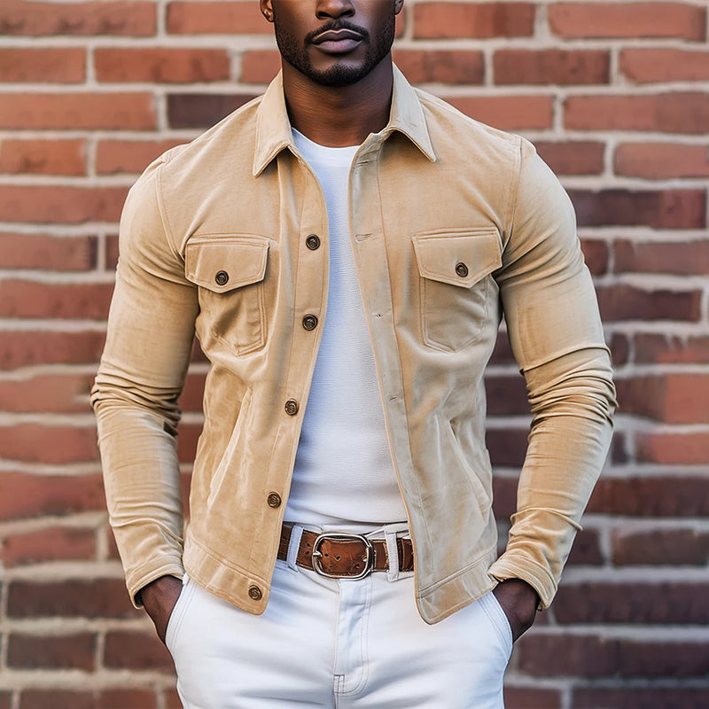 Men's High Quality Suede Jacket 9904640295096
