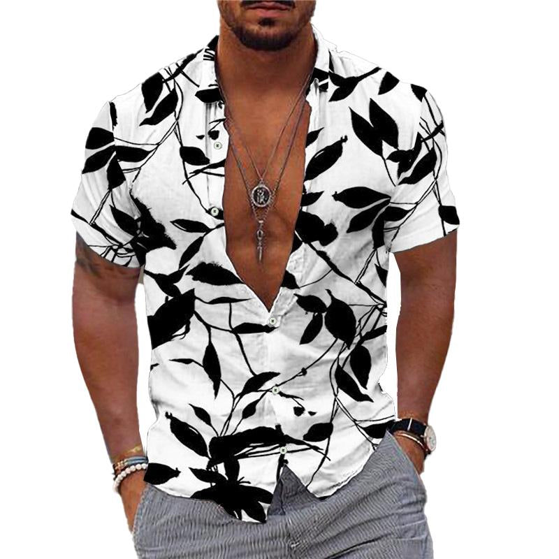 Men's Printed Outdoor Hawaiian Print Shirt 9261787644088