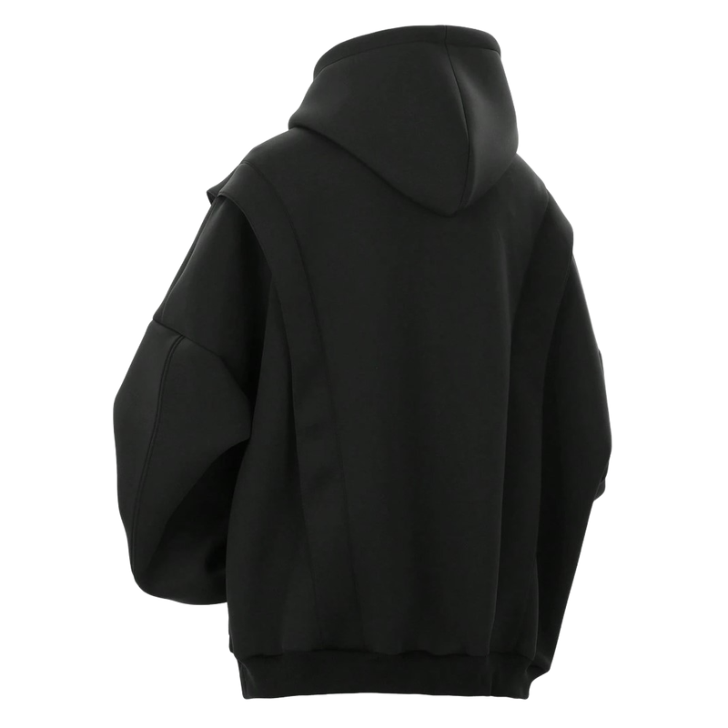 Men's Casual Trendy Cotton Blend Fake Two-piece Long-sleeved Hoodie 9909012496568