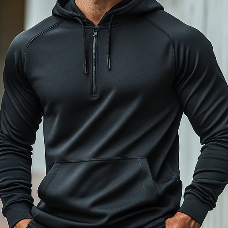 Men's Casual Sports Quick-drying Long-sleeved Hoodie 9899713560760