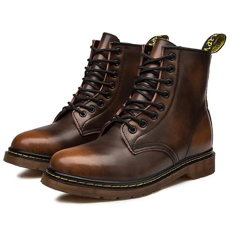 Men's Classic Leather Utility High-Top British Martin Boots 9891527033016