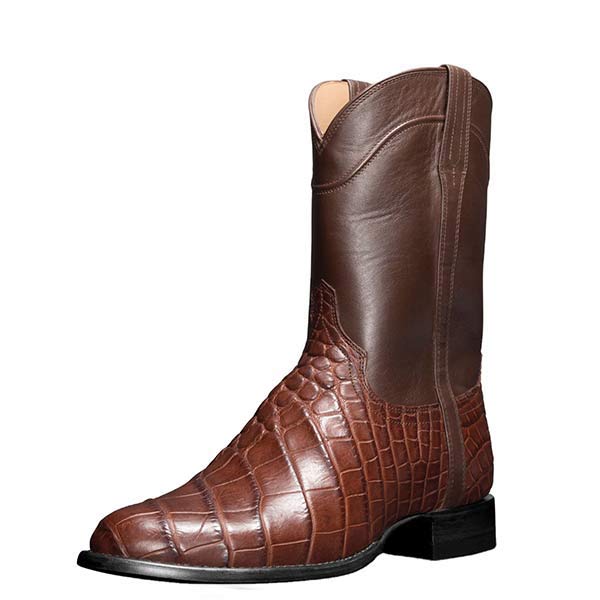 MEN'S VINTAGE CROCODILE WESTERN COWBOY BOOTS 9261846659256