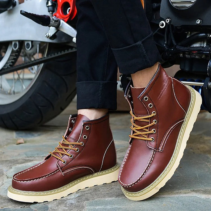 Men's Retro Plus Size Thick Soled Martin Boots 9891526639800