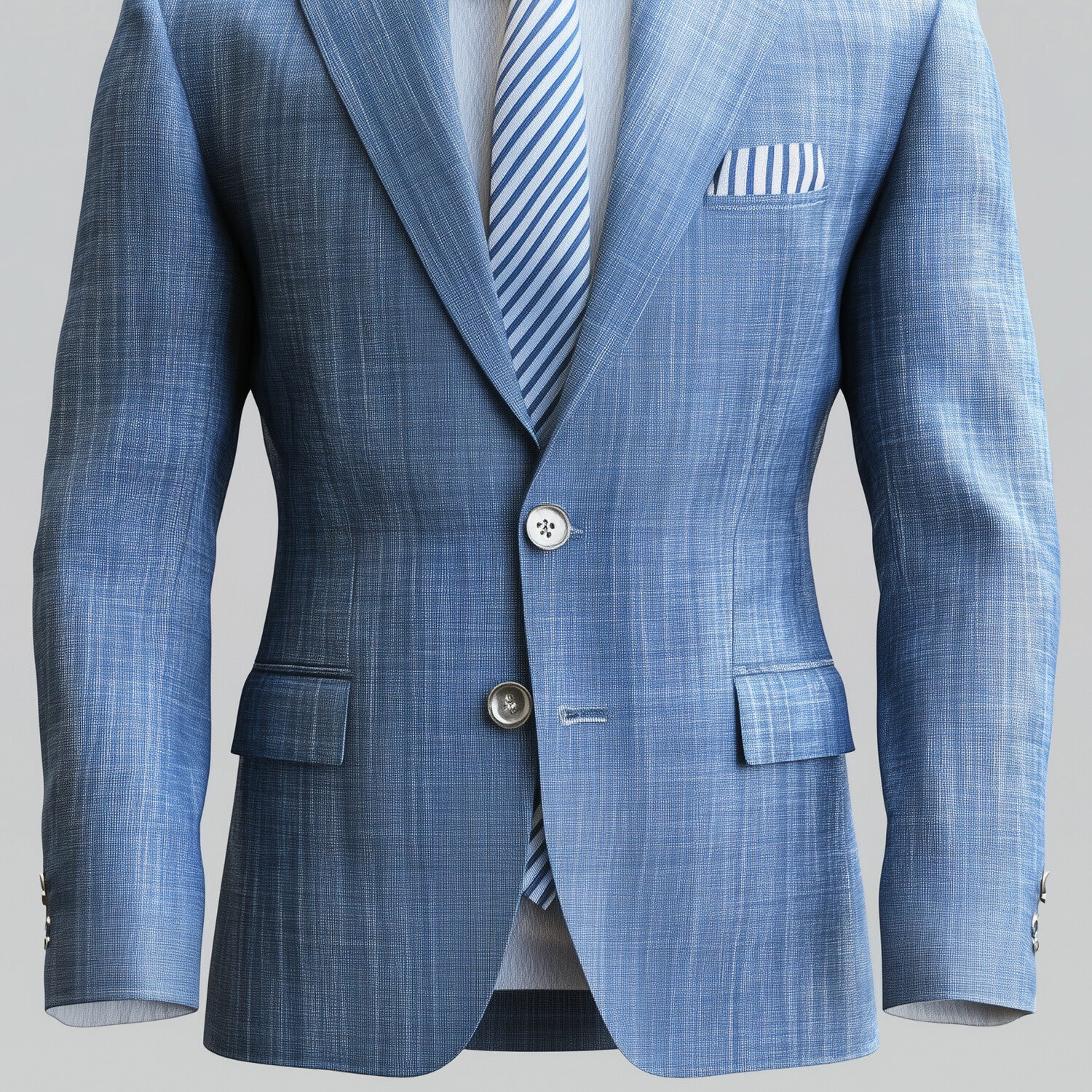 Men's Business Notch Lapel Long Sleeve Two Button Blazer 9953099088056