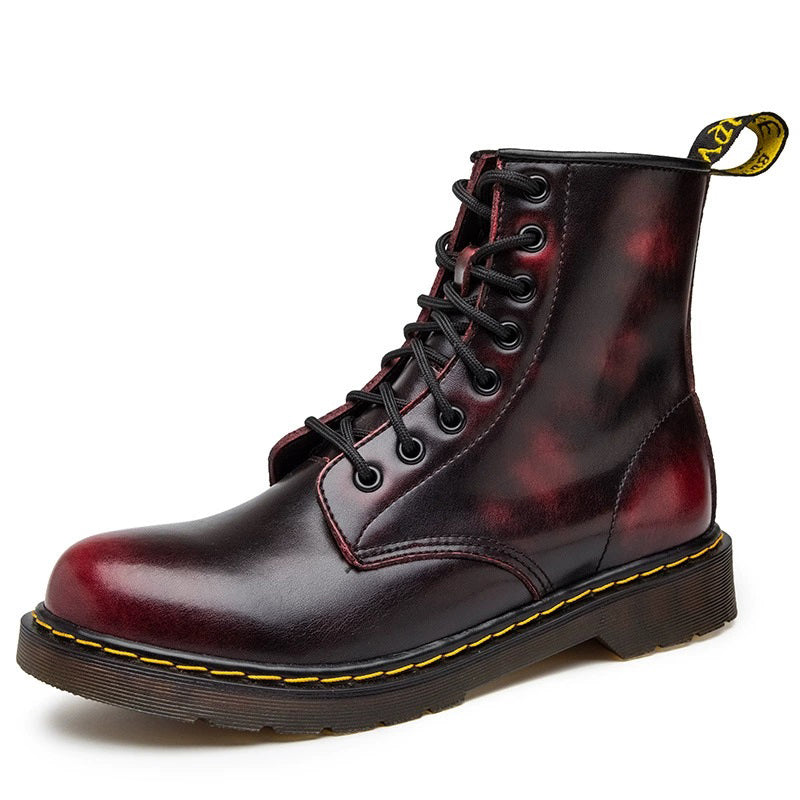 Men's Classic Leather Utility High-Top British Martin Boots 9891527033016