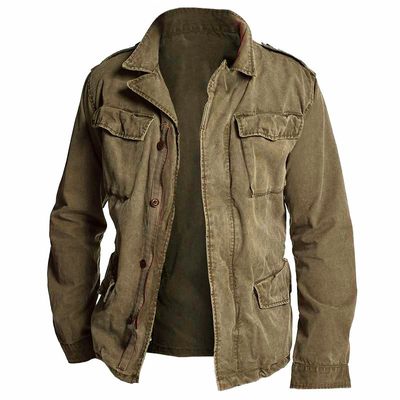 Men's Vintage Casual Workwear Field Jacket 9261077627064