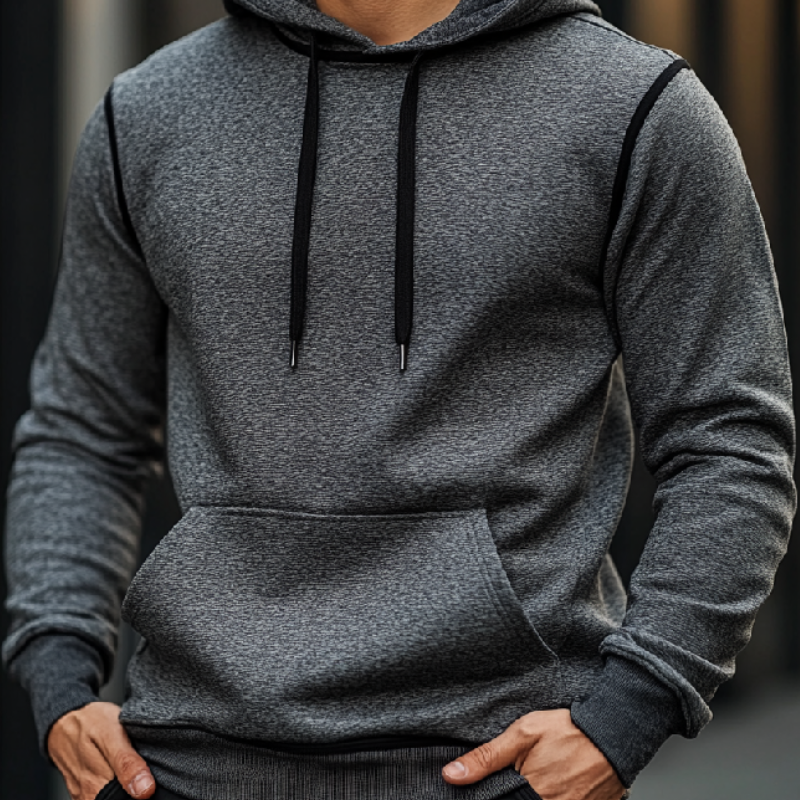 Men's Fashion Casual Sports Long Sleeve Hoodie 9899735154872