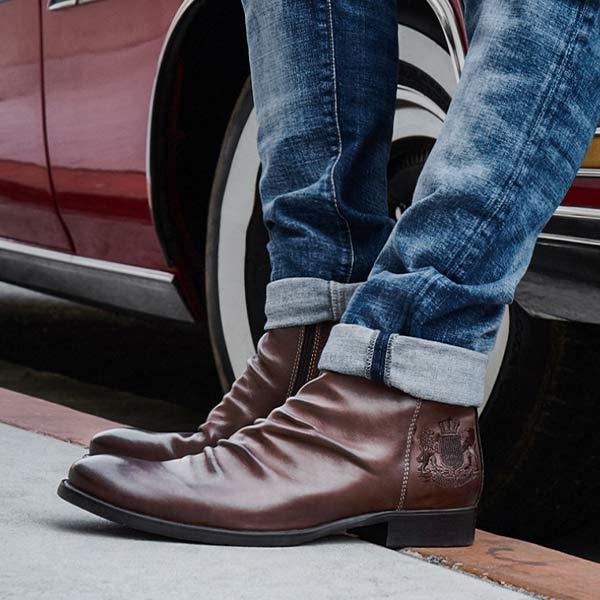 MEN'S VINTAGE RIDER LEATHER BOOTS 9261846102200