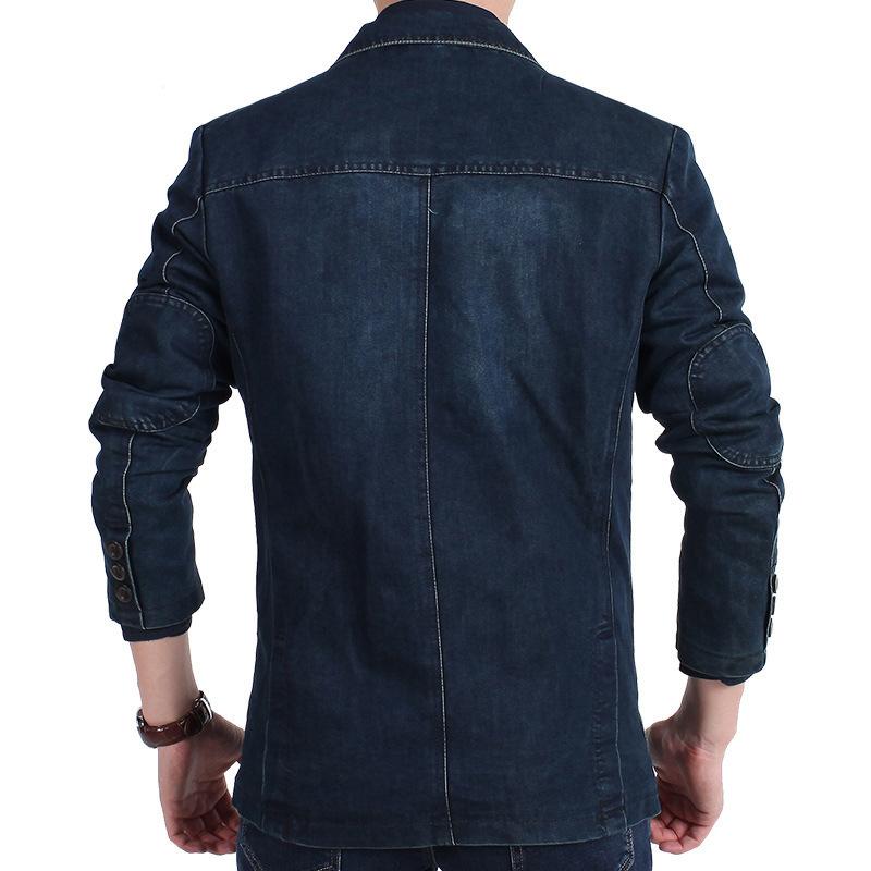 Men's Vintage Denim Blazer 9261087424696