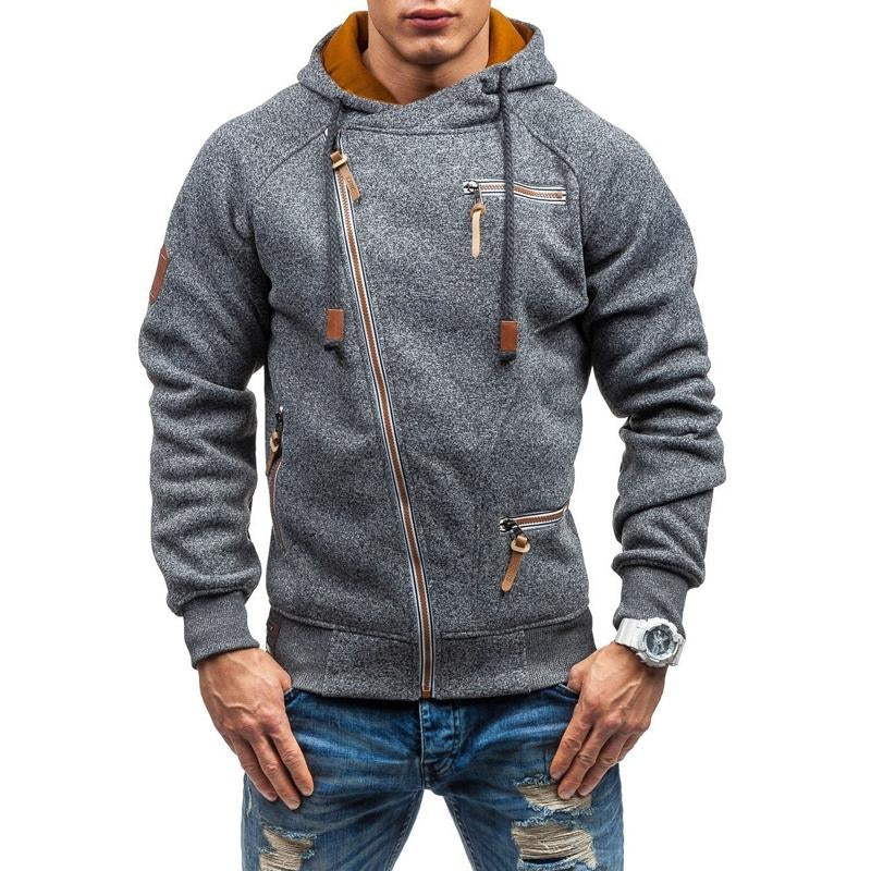 Men's Side Zip Pocket Hoodie Jackets 9261081952440