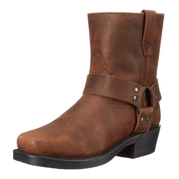MEN'S SIDE ZIP WESTERN COWBOY BOOTS 9261846397112