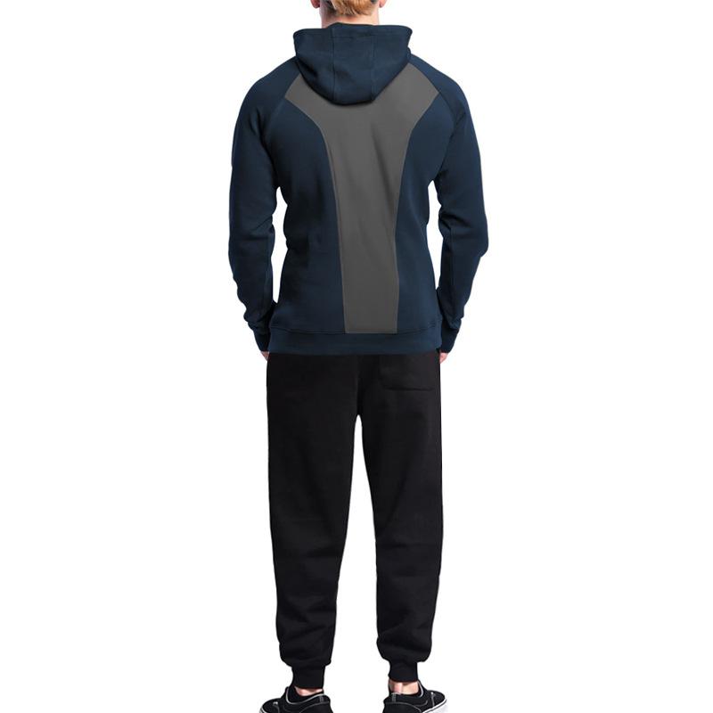 Men's Casual Sports Hooded Sweatshirt and Pants Set 9260834324664