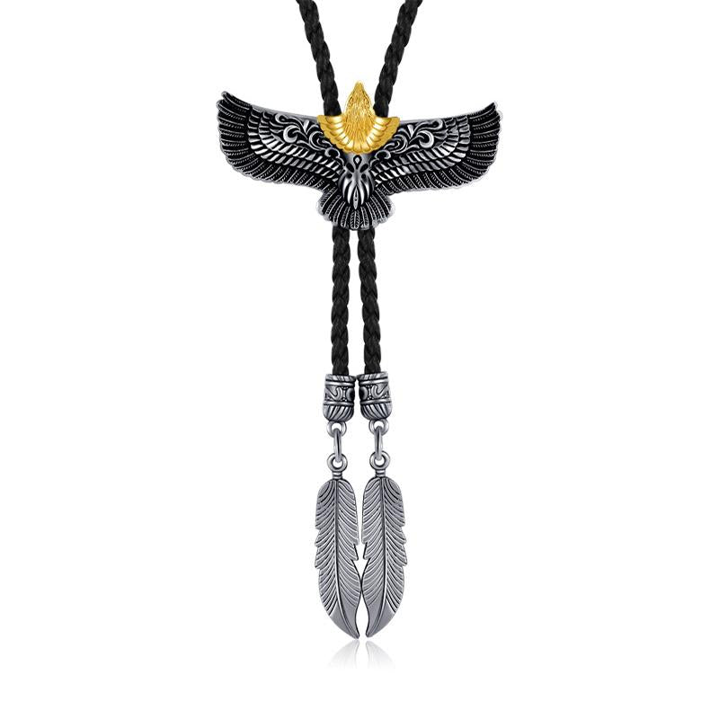 Vintage Casual Western Eagle Necklace 9274168344760