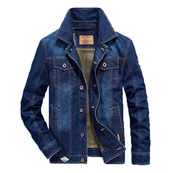 Men's Denim Casual Loose Jacket 9261084606648