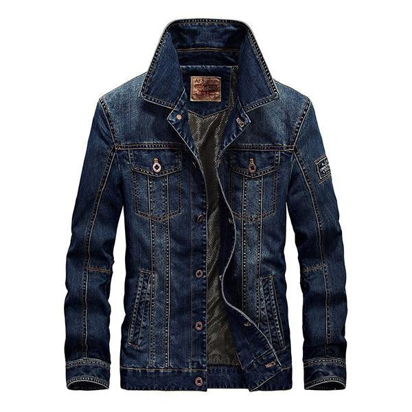 Men's Denim Casual Loose Jacket 9261084606648