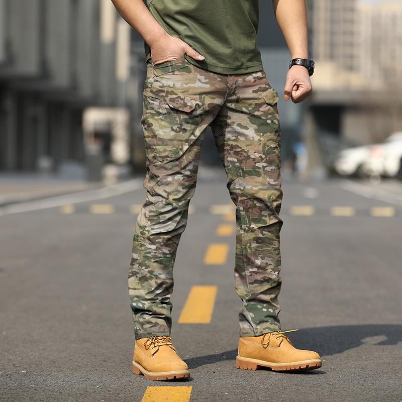 Men's Outdoor Camouflage Super Wear-Resistant Cargo Pants 9261768540344