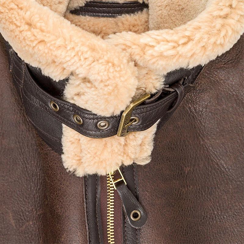 Men's Casual Lapel Warm Long Sleeve Faux Leather Coat 9261101547704