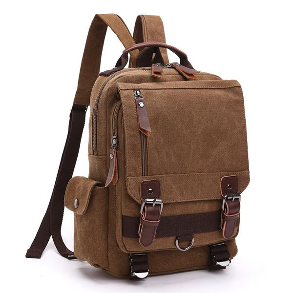 CASUAL CANVAS OUTDOOR TRAVEL BACKPACK 9262188757176