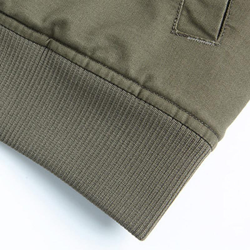 Men's Vintage Lapel Lamb Wool Thickened Warm Work Jacket 9261085098168