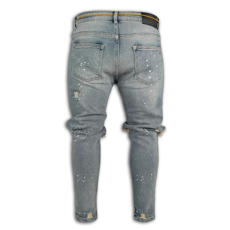 Men's Slim Fit Ripped Skinny Jeans 9268190347448