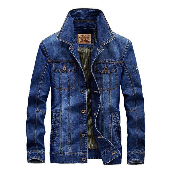 Men's Denim Casual Loose Jacket 9261084606648