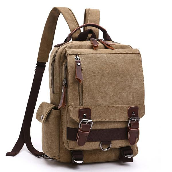 CASUAL CANVAS OUTDOOR TRAVEL BACKPACK 9262188757176