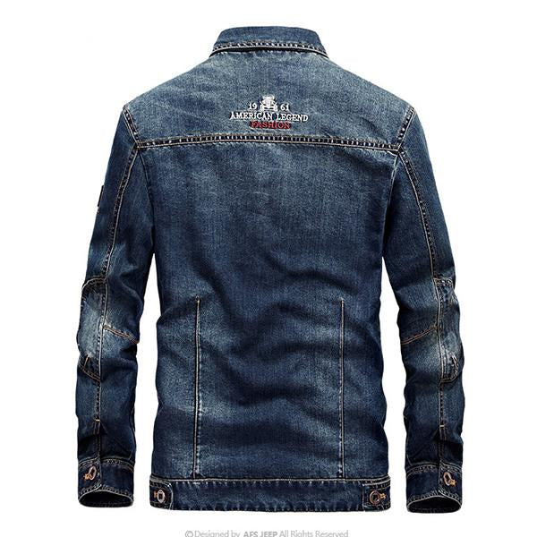 Men's Denim Casual Loose Jacket 9261084606648