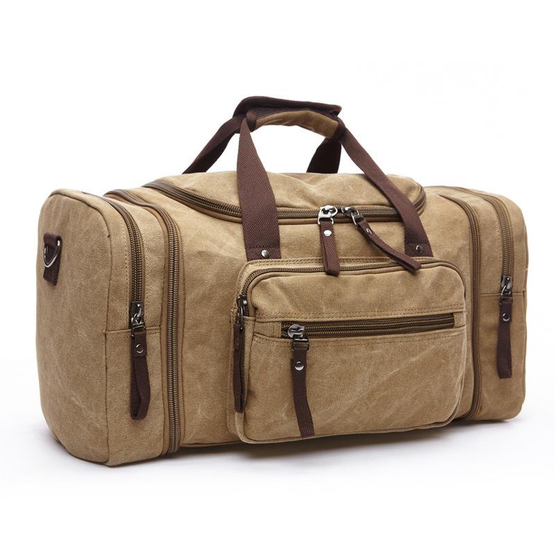 VINTAGE CASUAL LARGE CAPACITY CANVAS TOTE BAG Travel Bag 9262188036280