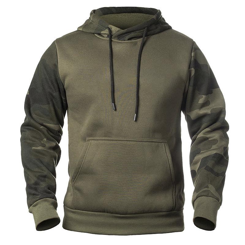 Men's Colorblock Camouflage Hoodie 9271924195512