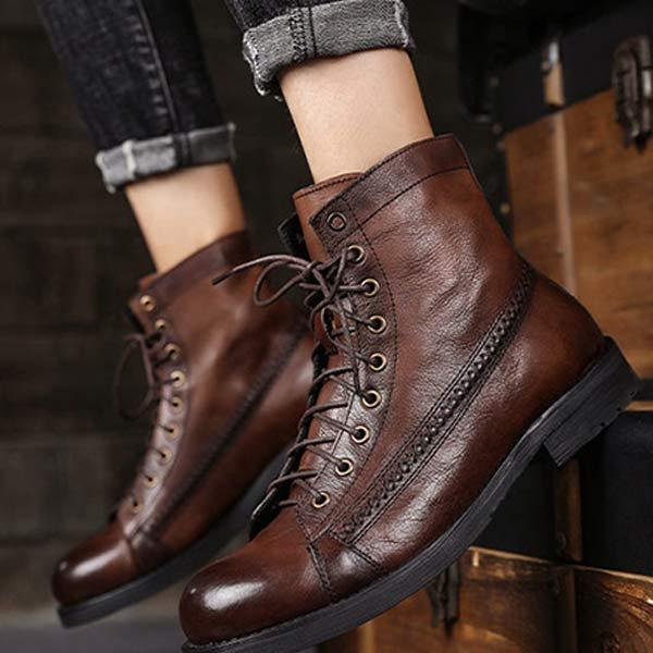 MEN'S VINTAGE ANKLE BOOTS 9261846003896