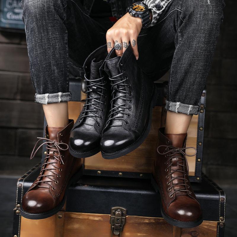 MEN'S VINTAGE ANKLE BOOTS 9261846003896