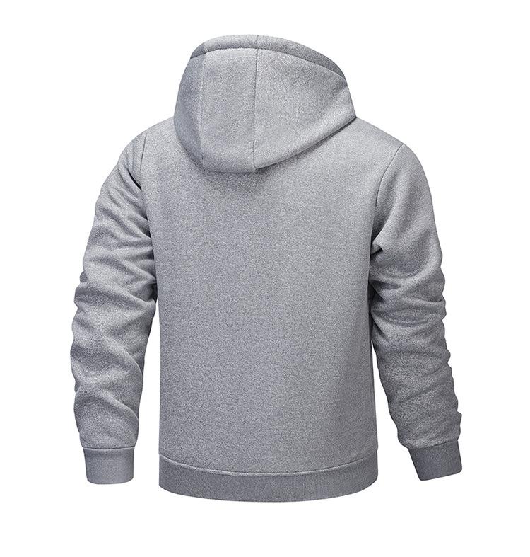 Men's Sherpa Thickened Hooded Jacket 9261092241592