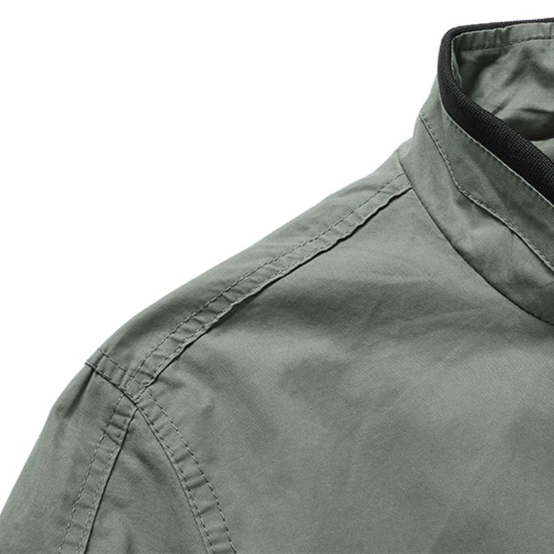 Men's Casual Stand Collar Zip-up Jacket 9261096665272