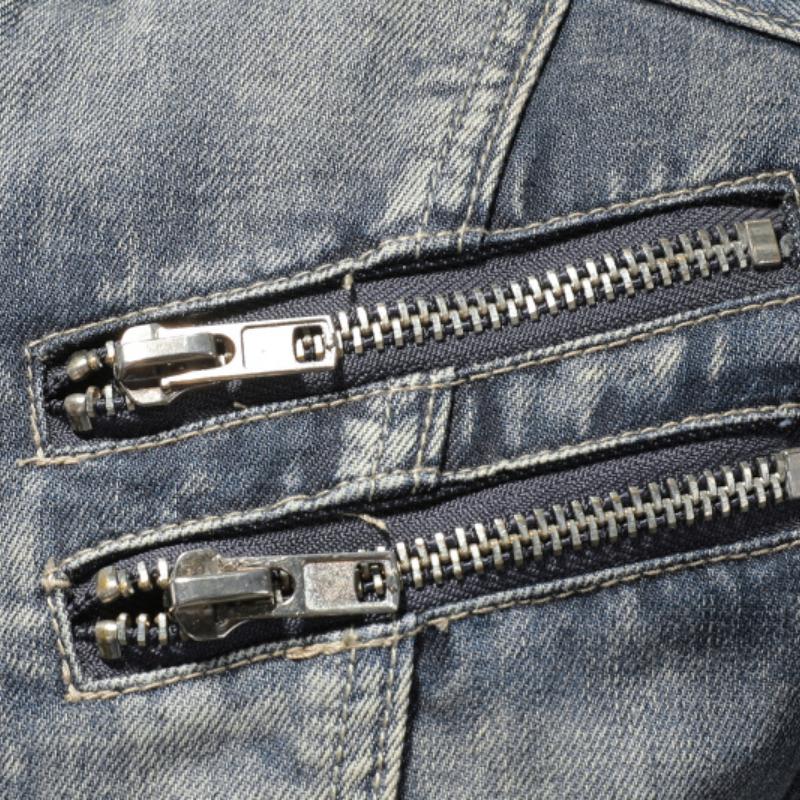 Men's Vintage Stand Collar Zipper Jacket Cycling Motorcycle Jacket 9261087195320