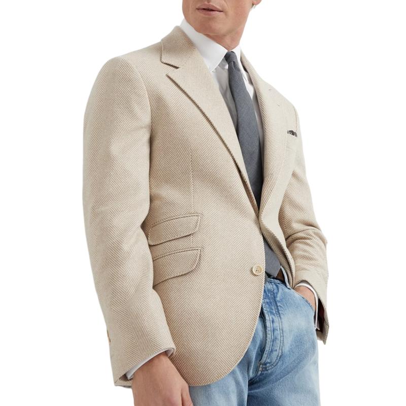 Men's Versatile Herringbone Blazer 9877927264440