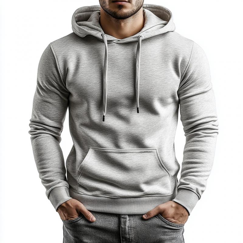 Men's Classic Casual Slim Fit Pocket Hoodie 9267505692856